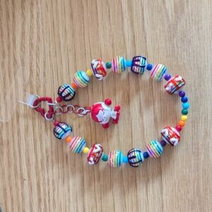 Handmade Hand-Painted Rainbow Phone Kindle Chain With Orig Pop Mart Skull Panda